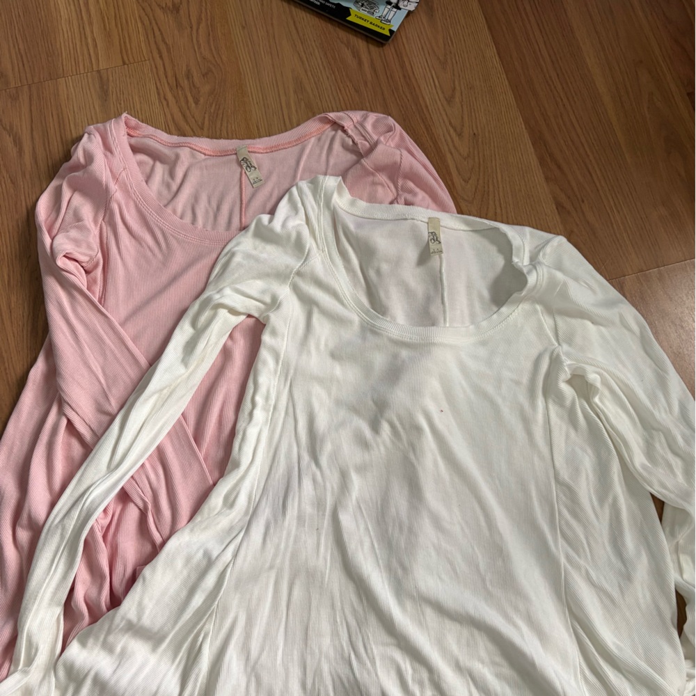 Free people ribbed tunic long sleeves